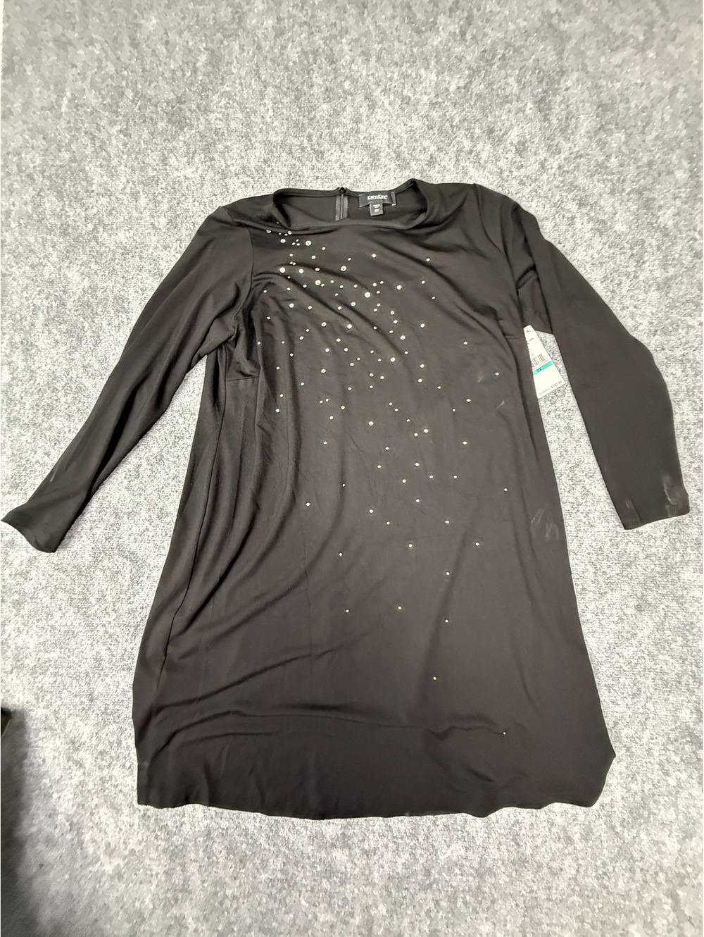 Haute Pink Black Sparkle Dress Size 0X